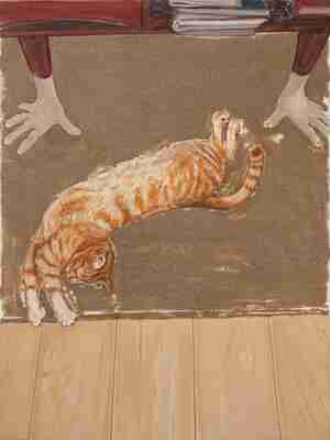 C A Wertheim Ik ben er even niet 2021 120x90cm collectie kunstenaar