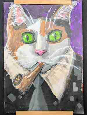 Job de Leeuw Kat met pijp Kat en Bakkie Utrecht