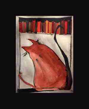 Isabelle Robben Storm illustratie Kattencafé Digibeet Alkmaar